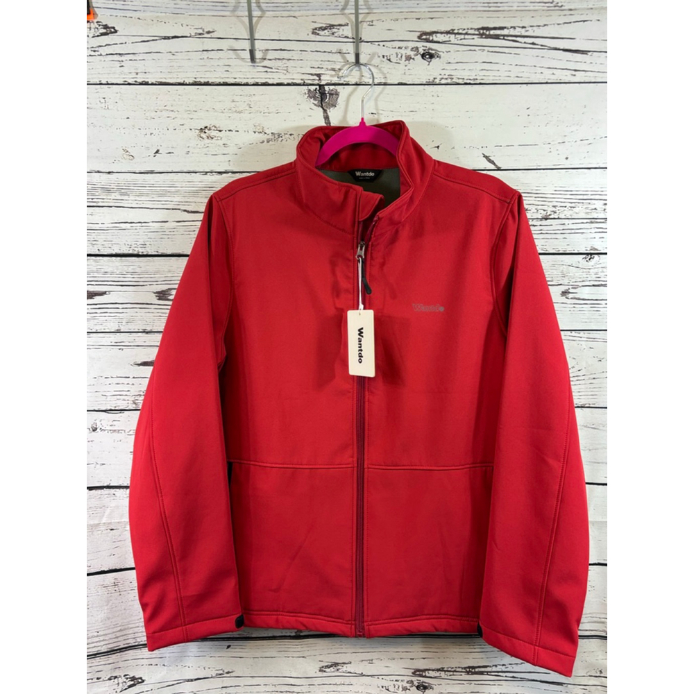 Men's Wantdo Performance Jacket L Red with Black Accents